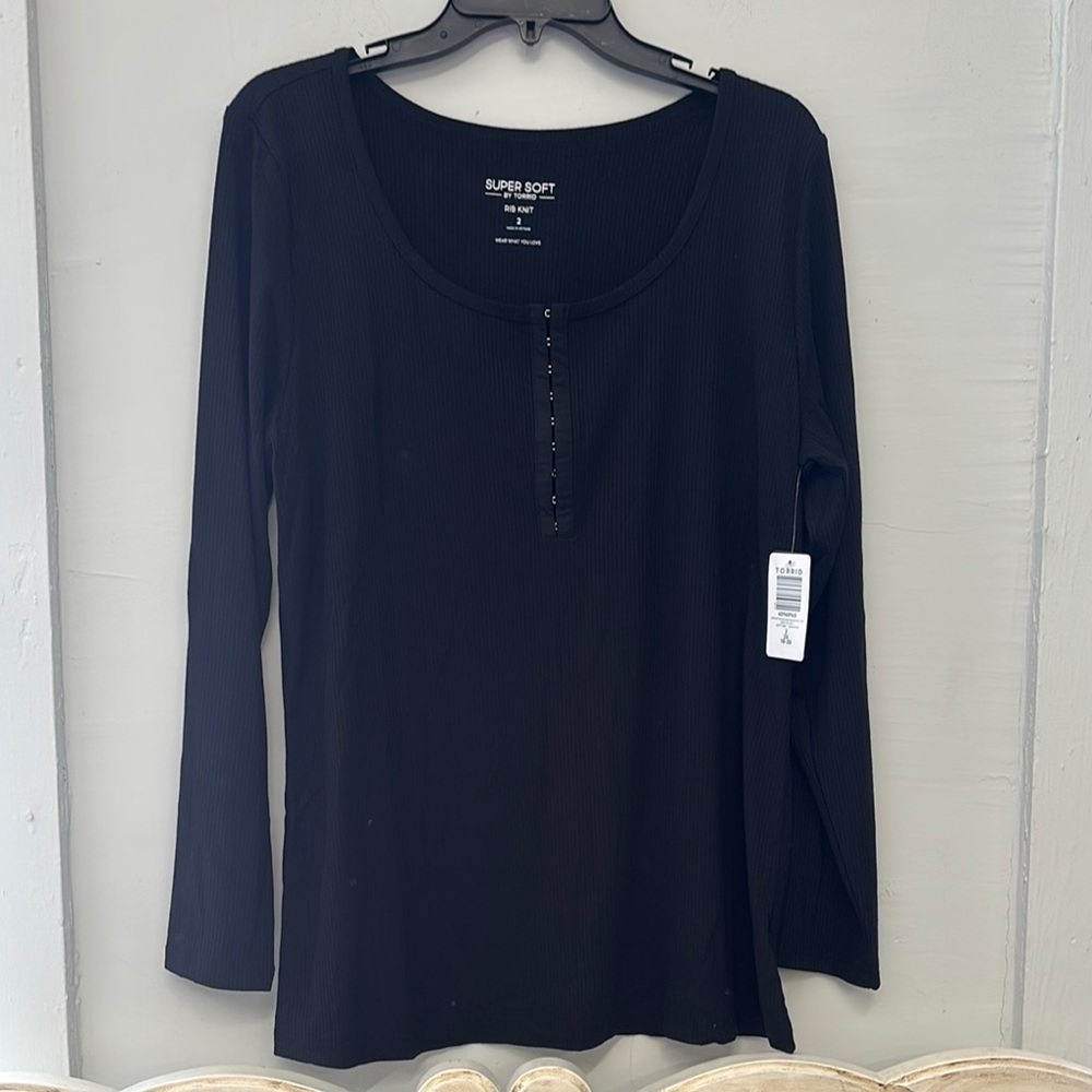 Torrid Scoop‎ Neck Eyelet Top NWT Size 2X